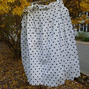 Talbot's polka dot skirt
